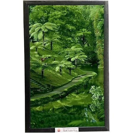 Mahavastu Green Scene Vastu Remedy Portait Painting (17.5 x 23.5 Inches ...