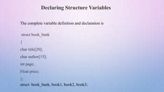 Image result for Structure Definition vs Declaration in C