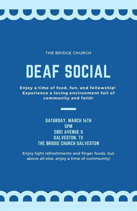 The Bridge Church Deaf Social, 5801 Ave S, Galveston, TX, 16 March 2024 ...
