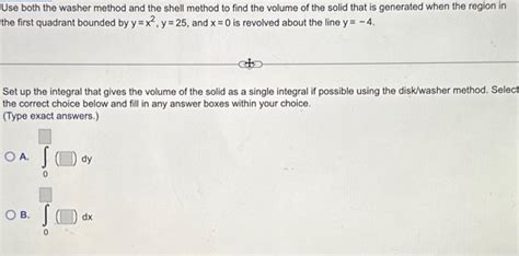 Image result for Volume Ewasher and Shell Method Formulas