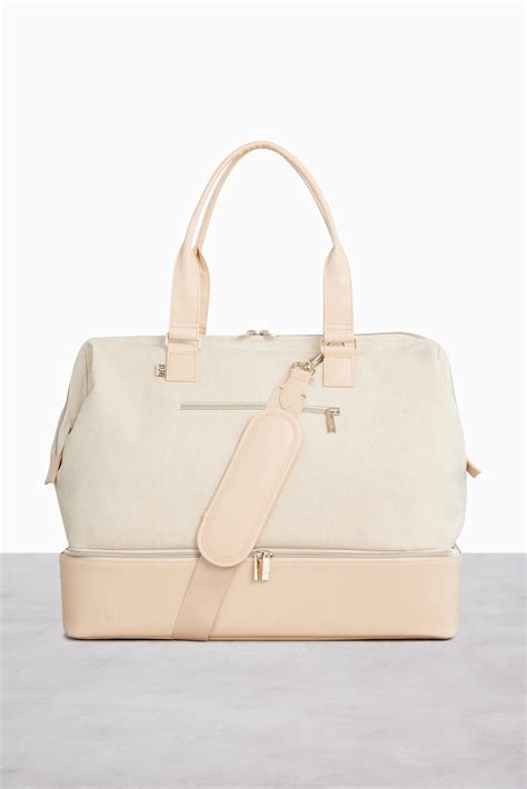 BÉIS 'The Weekender' in Beige - Beige Travel Bag & Overnight Bags ...