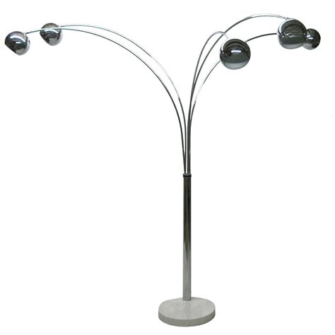 Five-Arm Arc Floor Lamp, circa 1970, Italy at 1stDibs