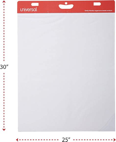 Universal 35603 Self Stick Easel Pads Unruled 25 x 30 White 30-Sheet ...
