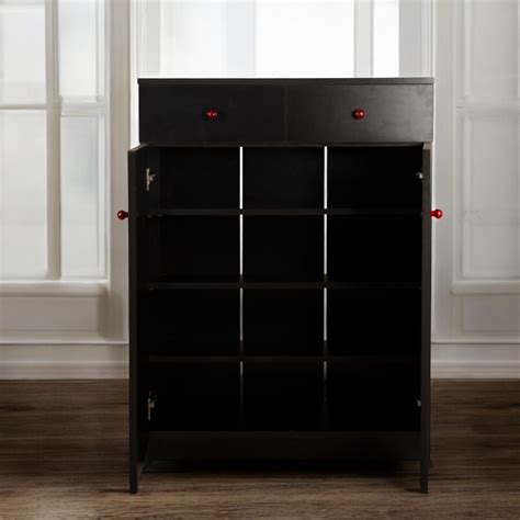 GURU SR-08 4 Steps Two Door Shoe Rack|42HX30WX12D|Wenge||MP Cabinet