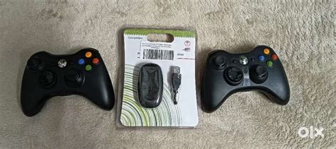 2 Original Xbox 360 Wireless Controllers + PC Wireless Receiver(Combo ...