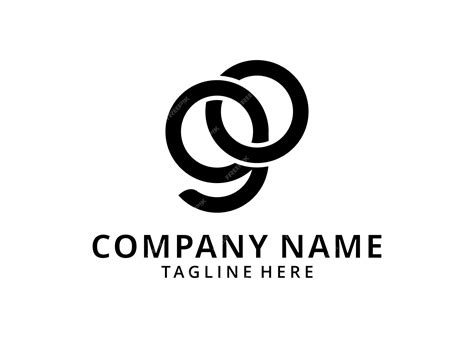 Premium Vector | Initial letter go circle linked lowercase monogram ...