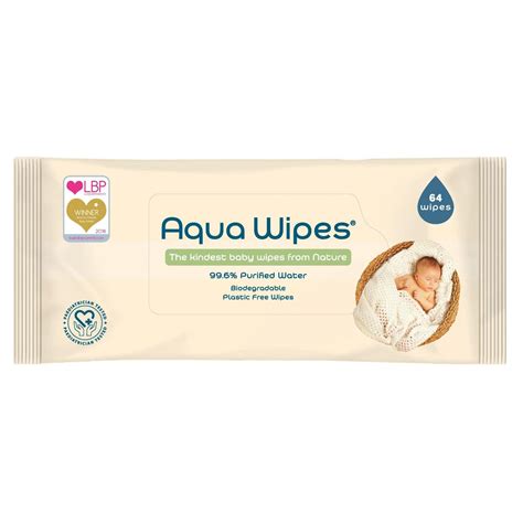 Aqua Wipes Biodegradable Water Wipes | British Chemist