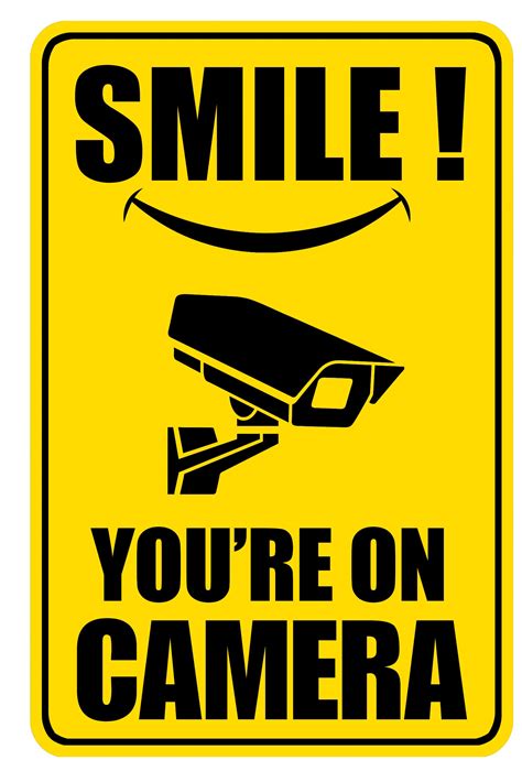 Surveillance Camera Signs Smile