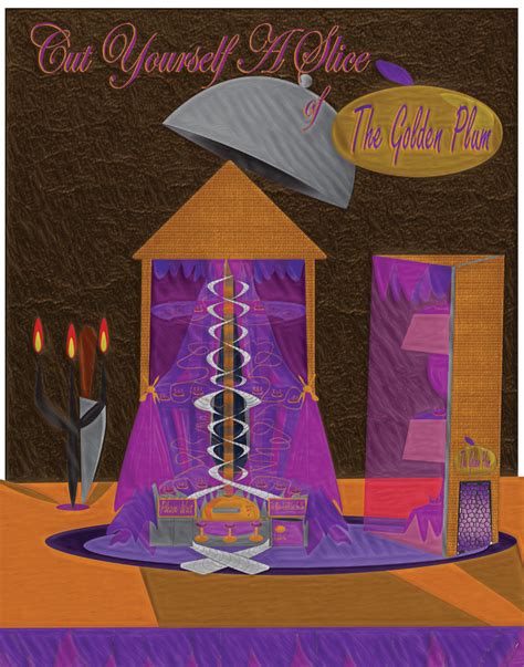 I made a poster for my game's version of The Golden Plum! What says ...