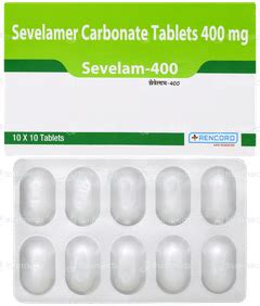 Sevelam 400 Mg Tablet 10 - Uses, Side Effects, Dosage, Price | Truemeds
