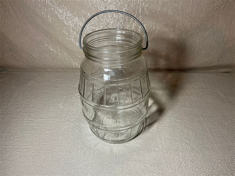Duraglas Barrel Bale Handle Glass Jar NO LID - Etsy