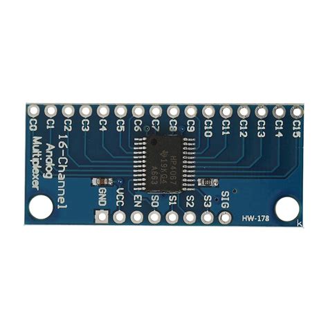 Techtonics CD74HC4067 16-Channel Analog/Digital Multiplexer Breakout ...