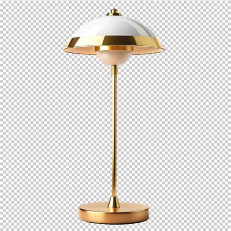 Realistic modern stylish golden lamp and on white background | Premium ...