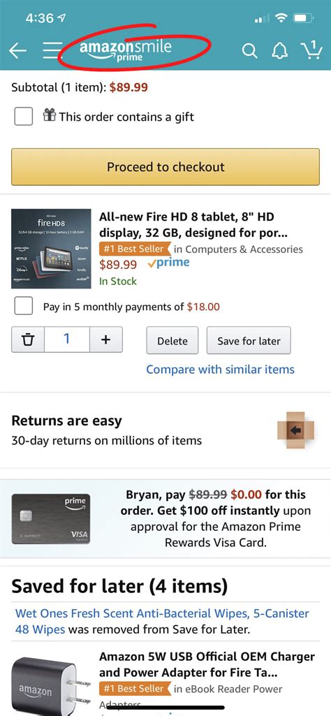 How to activate AmazonSmile to support local Scouting