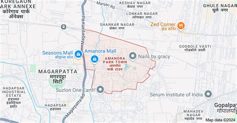 Amanora Park Town, Pune - Map, Pincode, Property Rates, Photos ...