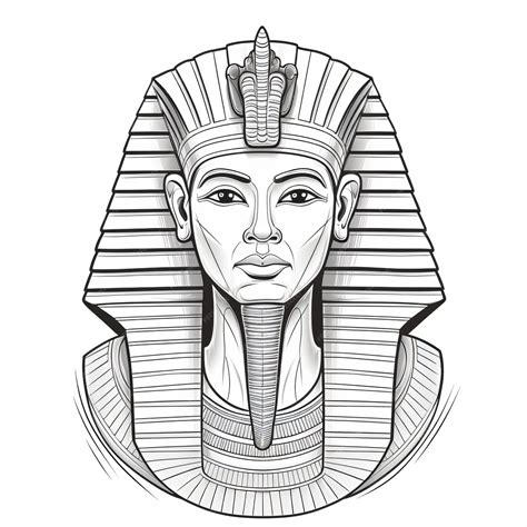 Premium AI Image | a drawing of an egyptian pharaoh