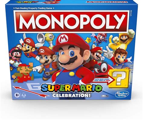 Monopoly Super Mario Celebration Edition Board Game for Super Mario ...