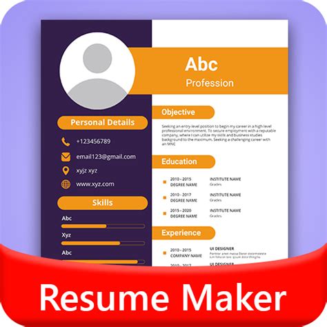 Easy CV Maker & Resume Builder - Apps on Google Play
