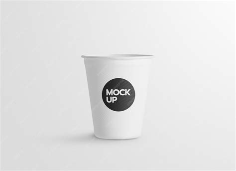 Premium PSD | Paper cup mockup