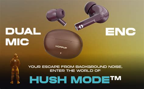 HOPPUP AirDoze S40 Earbuds with 13MM Drivers, 40H Playtime, Rage Mode ...