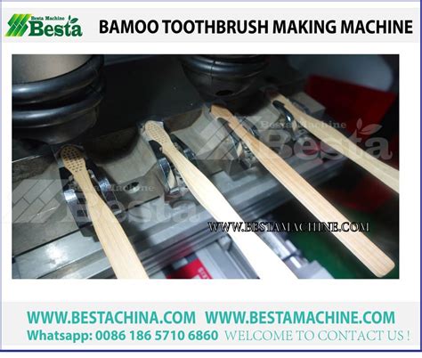 Image result for Bamboo Toothbrush Making Machine