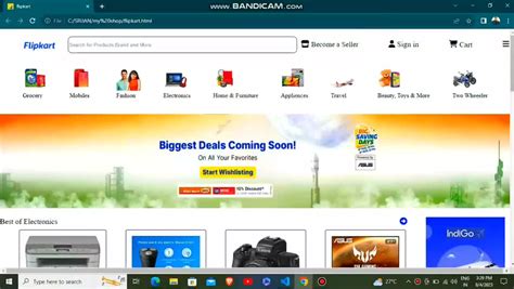 Image result for How to Create a Flipkart Website Using HTML and CSS Code