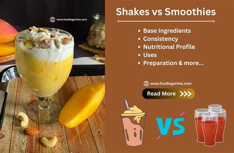 Shake vs Smoothie | The Differences - FOODIE GARIMA