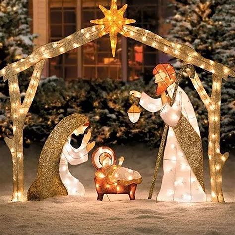 Nativity Scene Outdoor Christmas Decorations