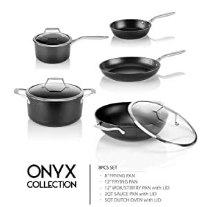 Buy TECHEF - Onyx Collection, 12-Inch Frying Pan, Coated with New ...