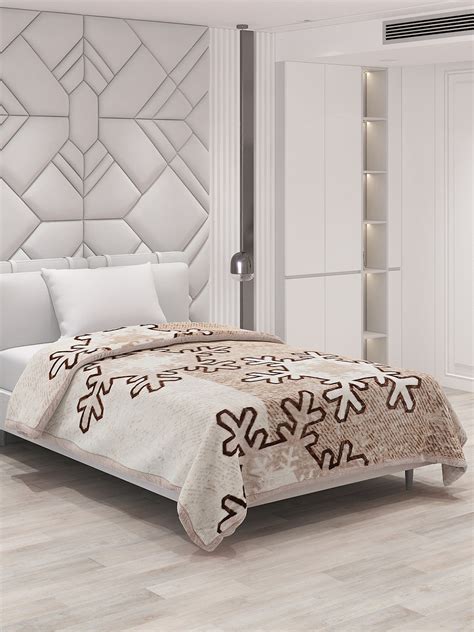 Buy Printed Single Bed Blanket for Mild Winter -1 Ply Online in India ...