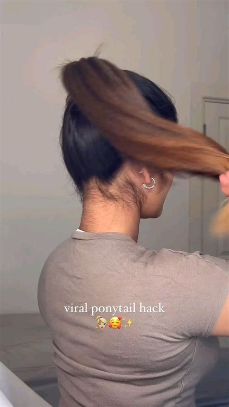 Ponytail Hair Tutorial 的图像结果