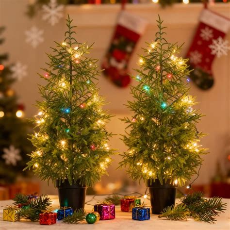 Edge Collections - 4' - Green - Lifelike Norfolk Pine Christmas Trees ...