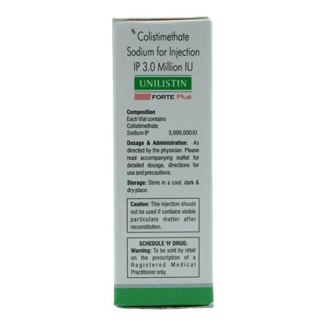 Unilistin Forte Plus 3Miu Inj Price, Uses, Side Effects, Composition ...