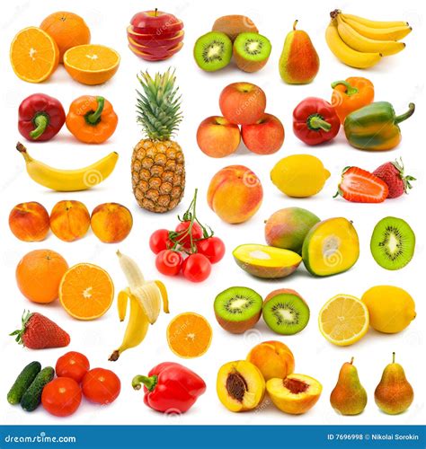 Conjunto De Frutas Y Verdura Fotos de archivo libres de regalías ...