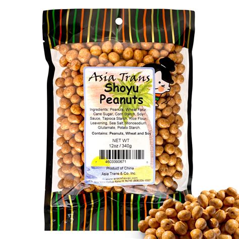 Buy Traditional Shoyu Peanut Rice Crackers - Mochi Crunch Asian Snack ...