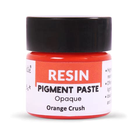 Resin Pigment Opaque Orange Crush 15gm Bottle – Itsy Bitsy