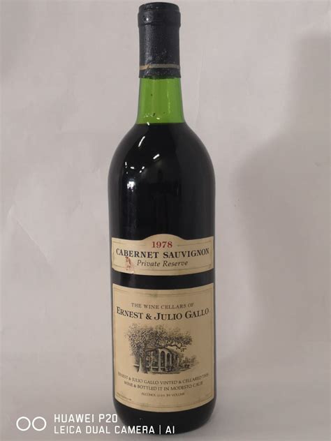 8 BOTTLE COLLECTION OF ERNEST AND JULIO GALLO