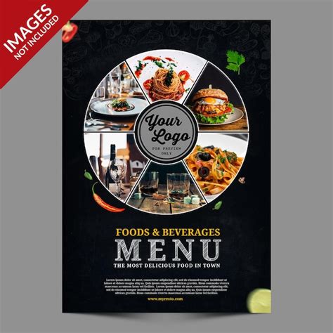 Food Menu Cover Design 的图像结果