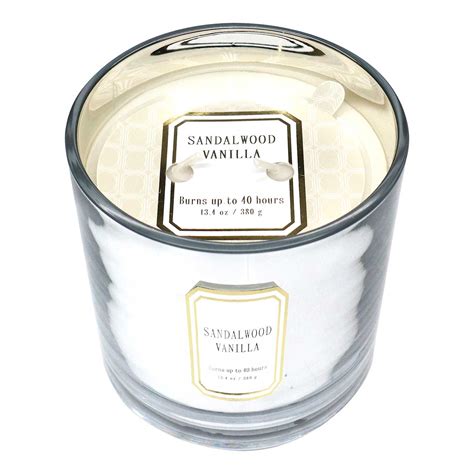 Providence Sandalwood Vanilla Scented Jar Candle, 13.4oz