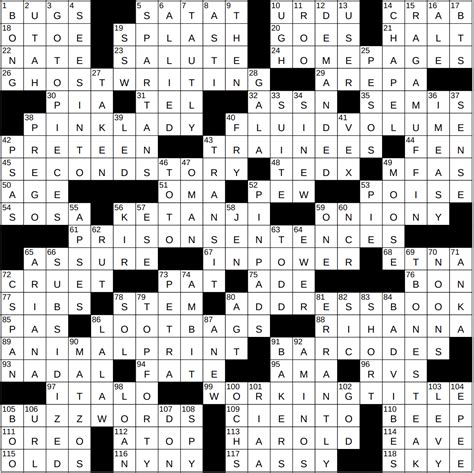1225-22 NY Times Crossword 25 Dec 22, Sunday - NYXCrossword.com