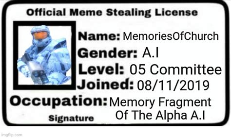 Official Meme Stealing License - Imgflip