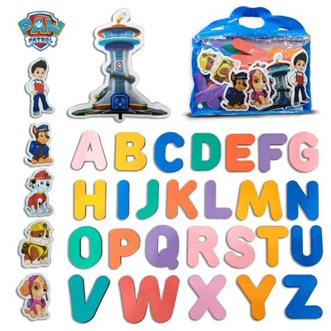 Paw Patrol Alphabet Puzzle Bath Toys-Set of 32 – Wembley Toys