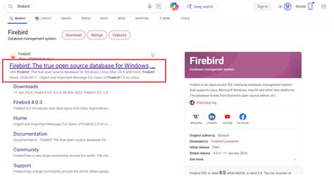 Image result for Tutorial NoSQL Firebird DB