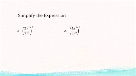 7.2 division properties of exponents | PPT