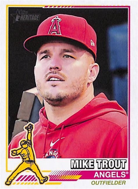 Mike Trout #76R-15 Prices | 2025 Topps Heritage 1976 Redefined ...