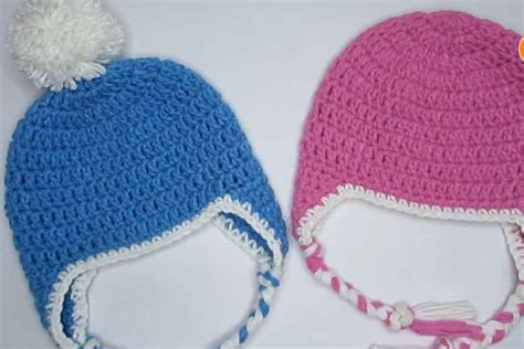 Crochet Newborn Cap Tutorials 的图像结果