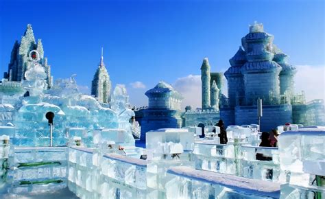 哈尔滨冰雪大世界高清图片下载-正版图片501164211-摄图网