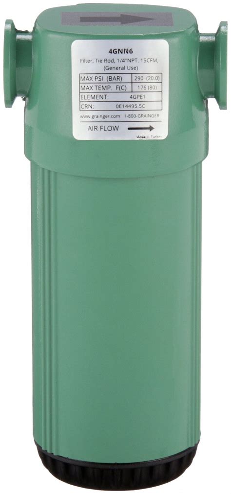 SPEEDAIRE, 1 micron, 1/4 in NPT, Compressed Air Filter - 4GNN6|4GNN6 ...