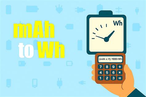 Umrechnung von Wh in mAh und mAh in Wh: Formeln, Tabellen und Beispiele