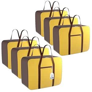 Kuber Industries Pack of 11 Nylon 72L Large King Size Underbed Storage ...